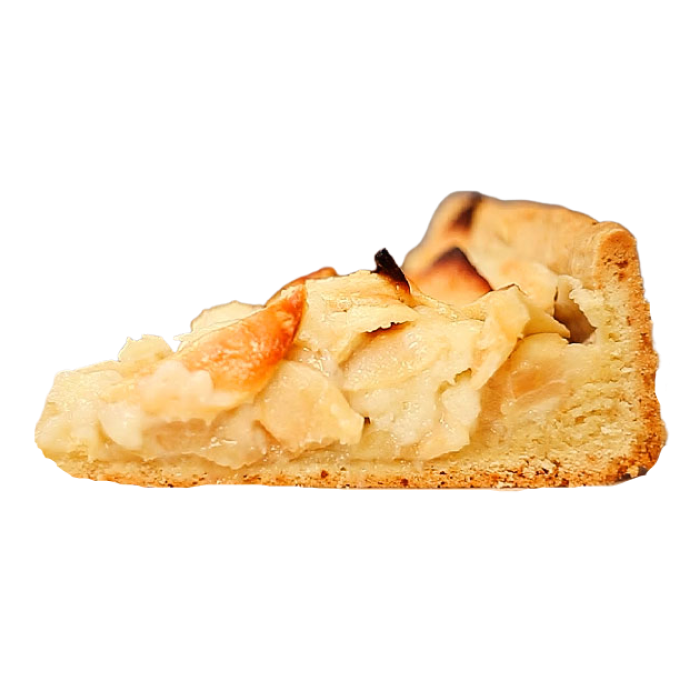Пирог открытый с яблоком 1кг